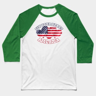 Fix Your Heart America 2020 Baseball T-Shirt